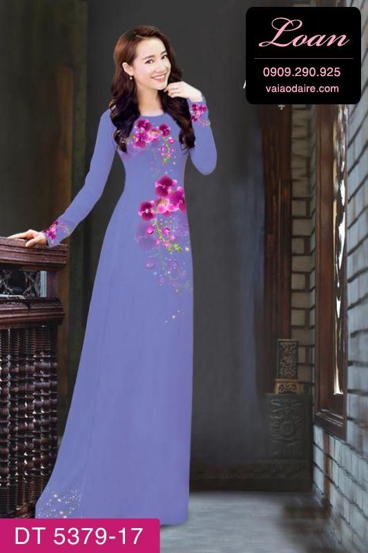 Vải áo dài hoa Dây Vải áo dài hoa Dây