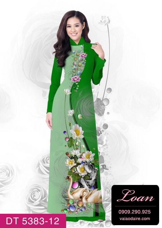 Vải áo dài hoa dây