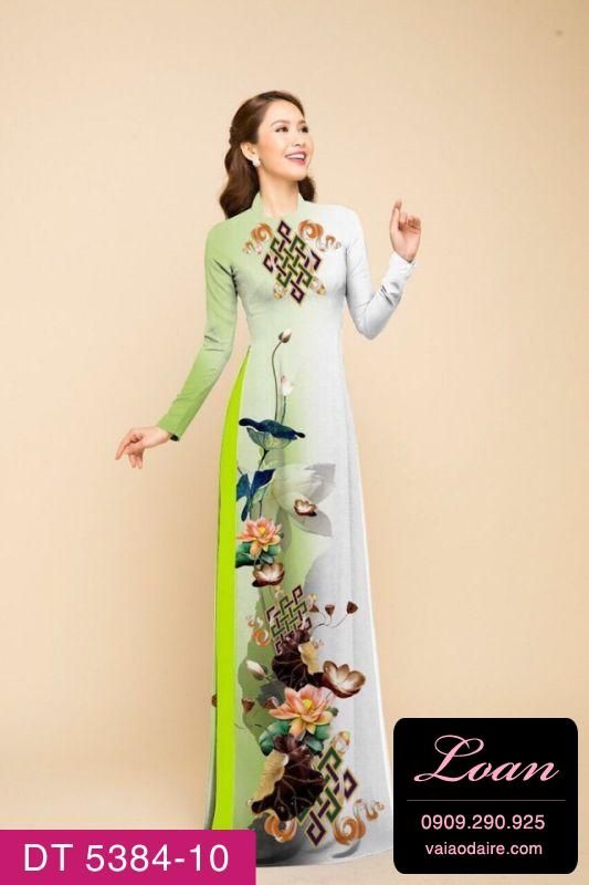 Vải áo dài hoa dây