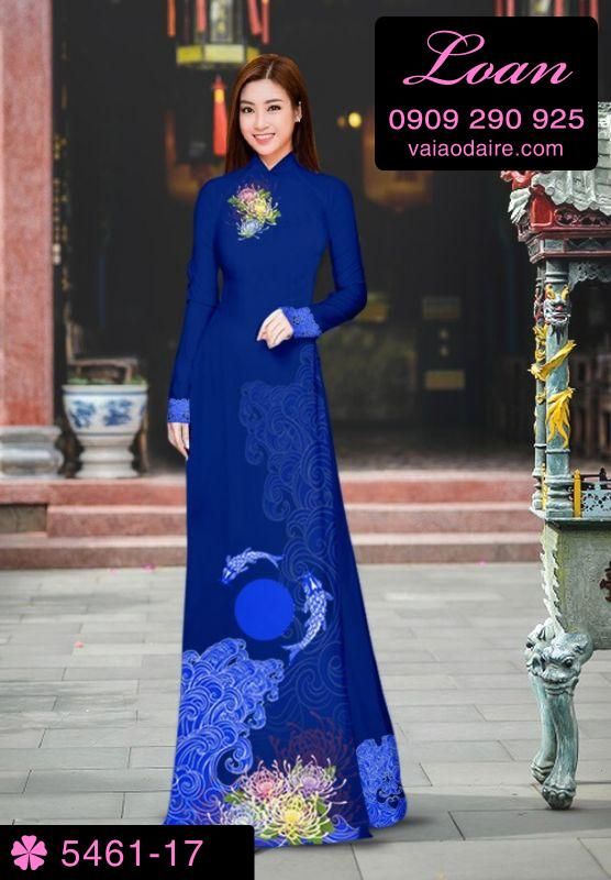 Vải áo dài hình cá Chép