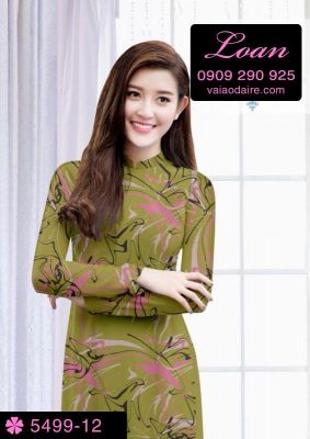 Vải áo dài văn toàn thân-DT 5499