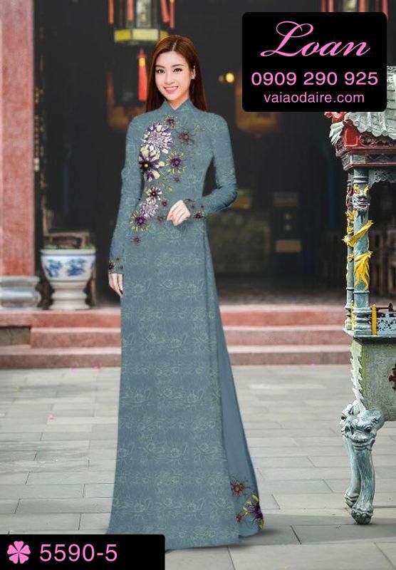 Vải áo dài hoa văn chìm Vải áo dài hoa văn chìm