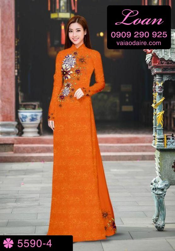 Vải áo dài hoa văn chìm Vải áo dài hoa văn chìm