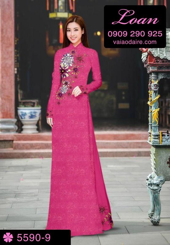 Vải áo dài hoa văn chìm Vải áo dài hoa văn chìm