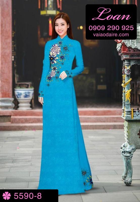 Vải áo dài hoa văn chìm Vải áo dài hoa văn chìm