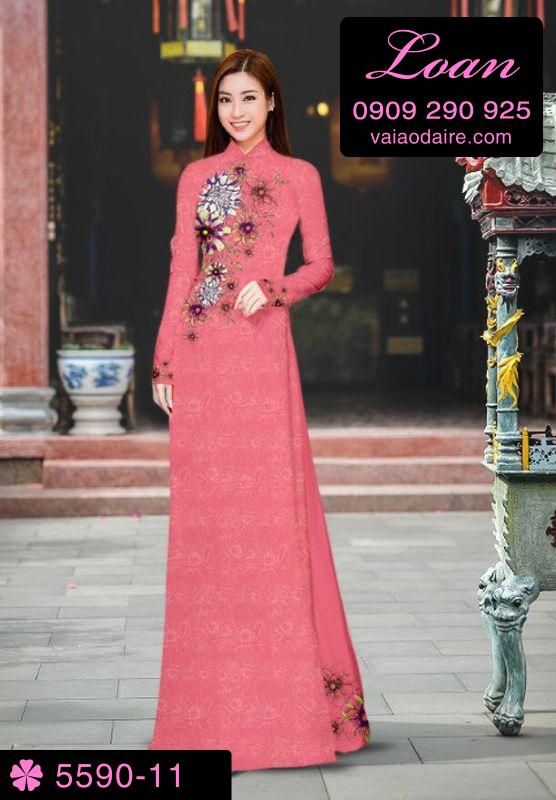 Vải áo dài hoa văn chìm Vải áo dài hoa văn chìm