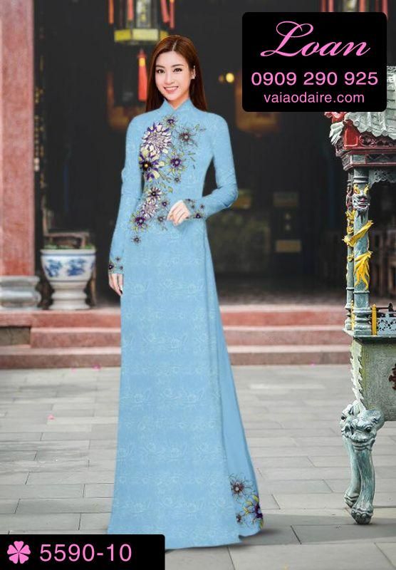 Vải áo dài hoa văn chìm Vải áo dài hoa văn chìm