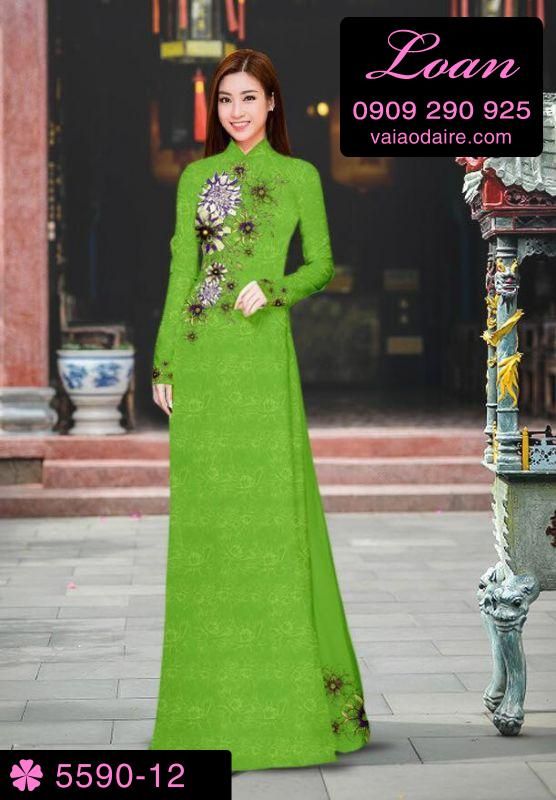 Vải áo dài hoa văn chìm Vải áo dài hoa văn chìm