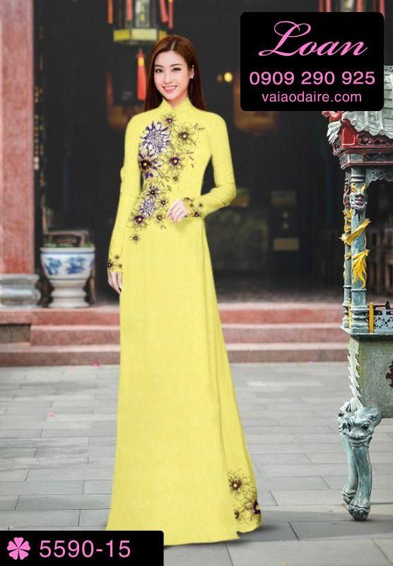 Vải áo dài hoa văn chìm Vải áo dài hoa văn chìm