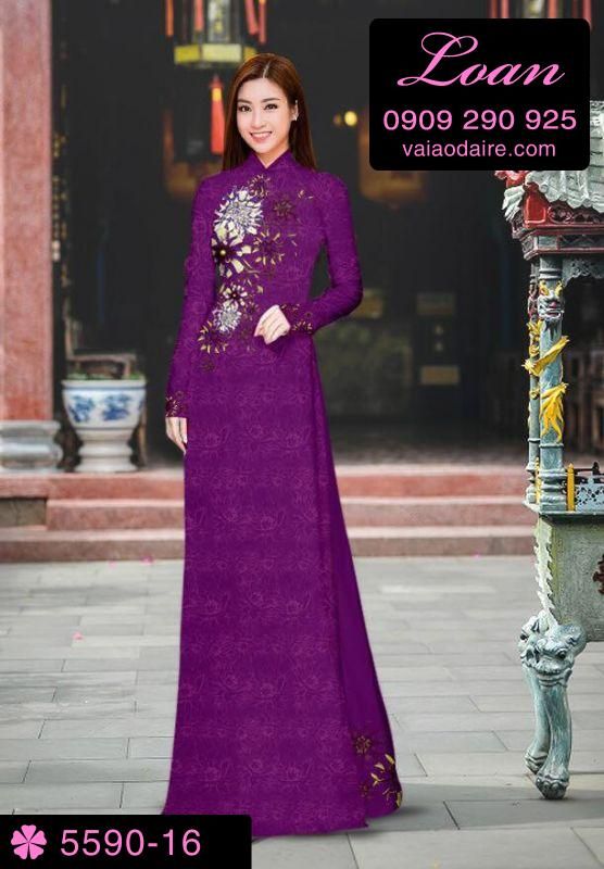 Vải áo dài hoa văn chìm Vải áo dài hoa văn chìm