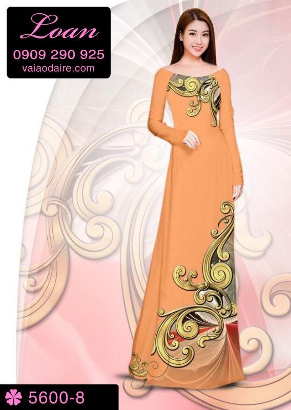 Vải áo dài hoa văn đẹp