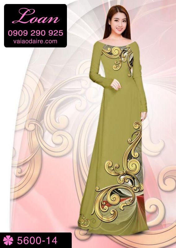 Vải áo dài hoa văn đẹp