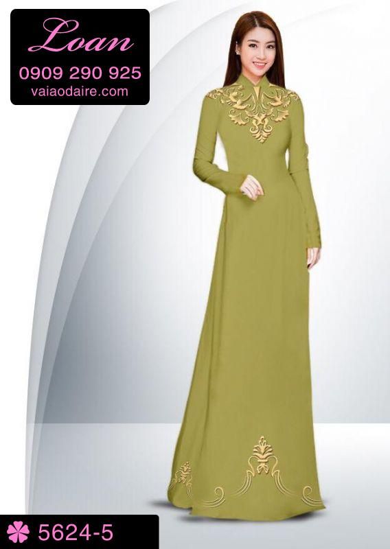 Vải áo dài hoa văn