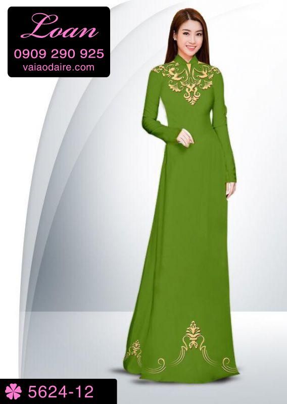 Vải áo dài hoa văn