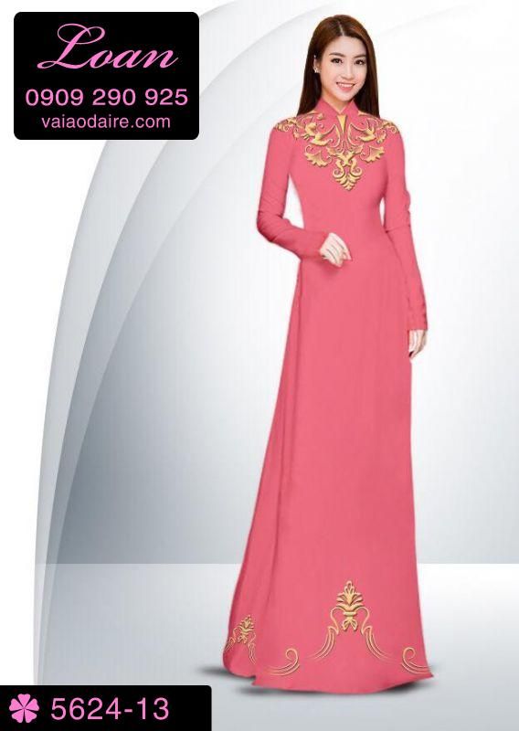 Vải áo dài hoa văn