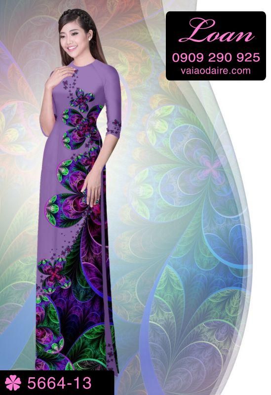 Vải áo dài lập thể