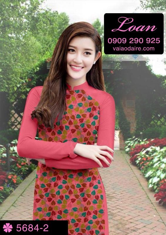 Vải áo dài hoa nhí