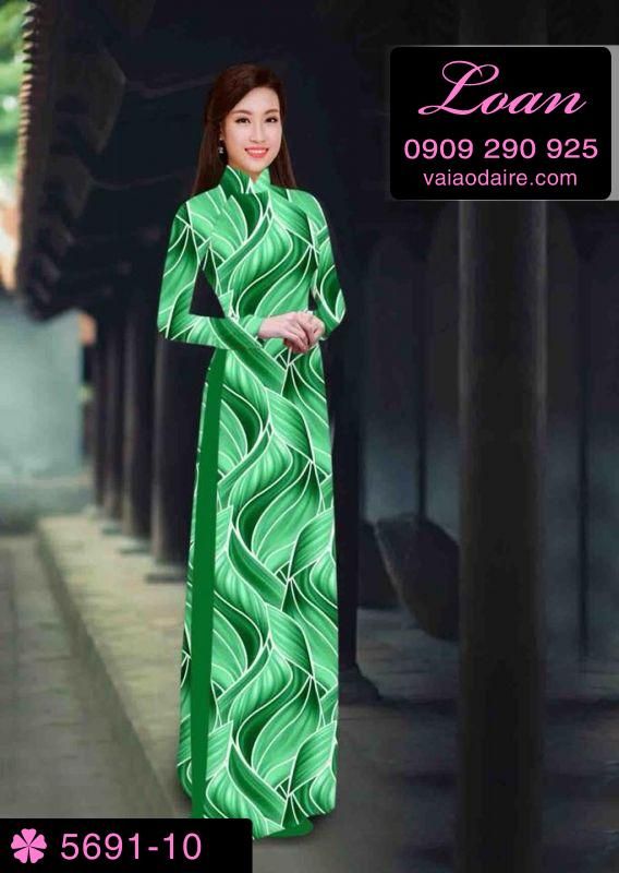 Vải áo dài lập thể