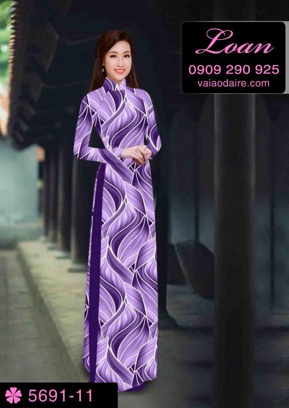 Vải áo dài lập thể