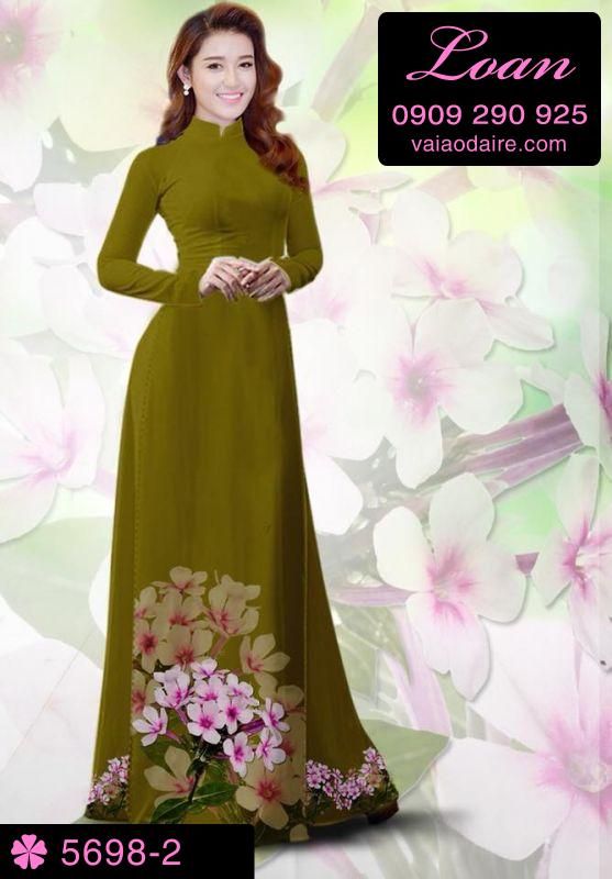Vải áo dài hoa Sứ
