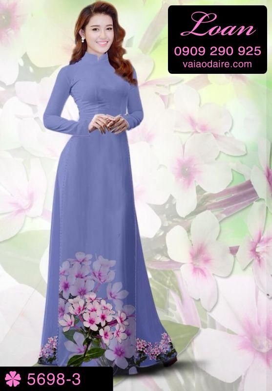 Vải áo dài hoa Sứ