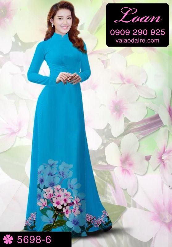 Vải áo dài hoa Sứ