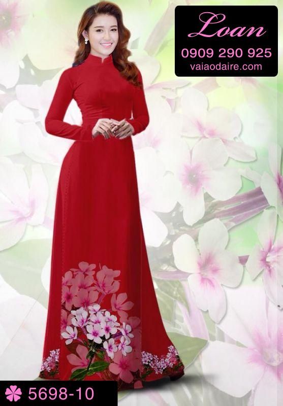 Vải áo dài hoa Sứ