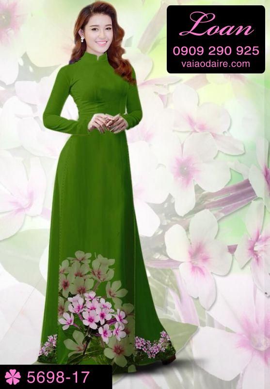 Vải áo dài hoa Sứ
