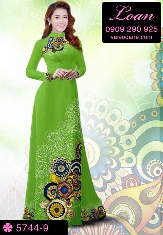 Vải áo dài hoa văn đẹp Vải áo dài hoa văn đẹp