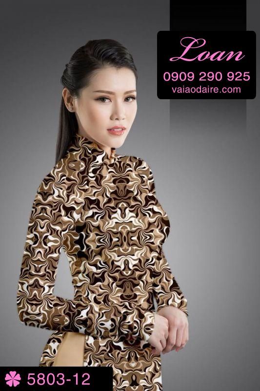 Vải áo dài lập thể
