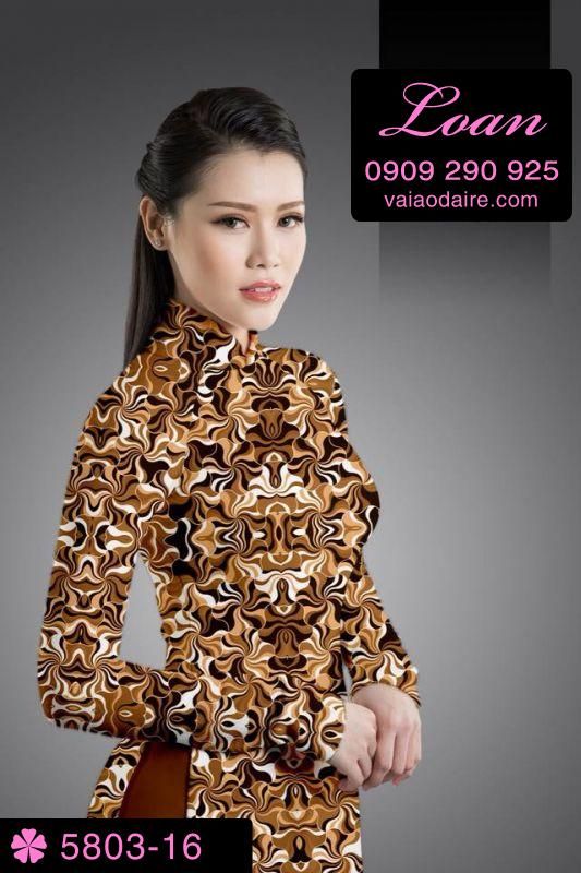 Vải áo dài lập thể