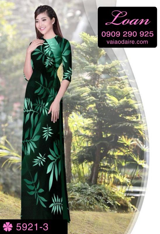 Vải áo dài hoa văn chìm