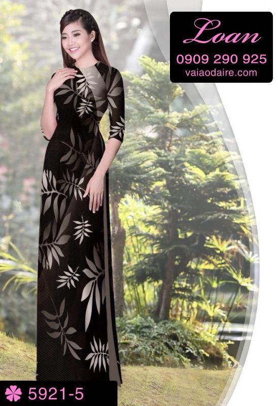 Vải áo dài hoa văn chìm