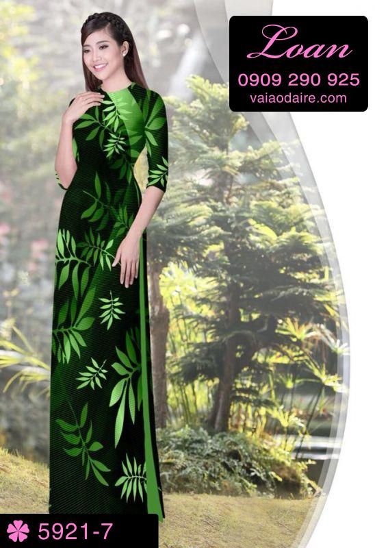 Vải áo dài hoa văn chìm