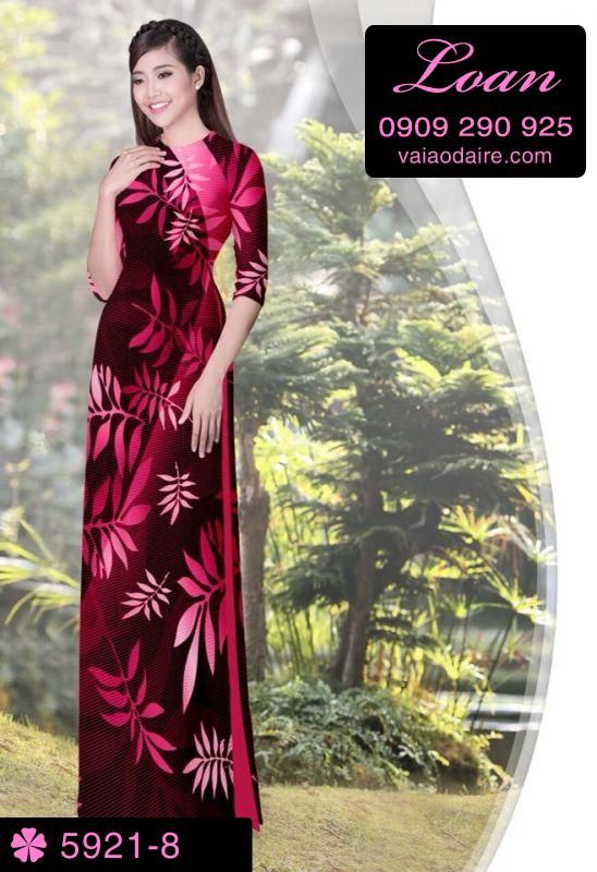 Vải áo dài hoa văn chìm