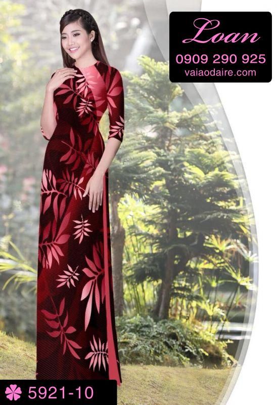 Vải áo dài hoa văn chìm