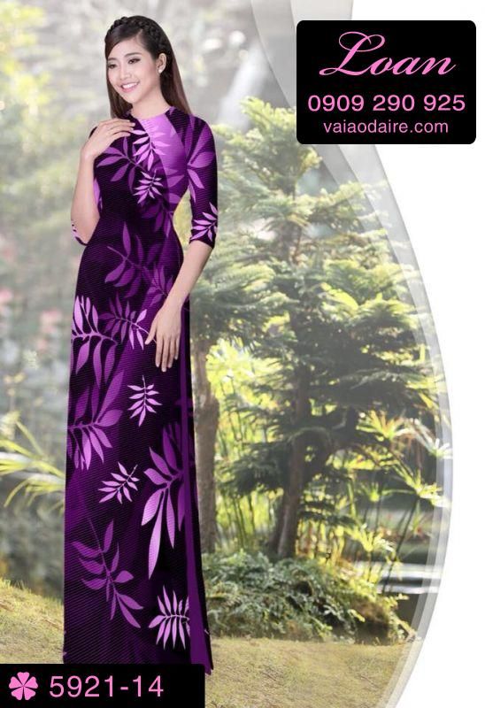 Vải áo dài hoa văn chìm