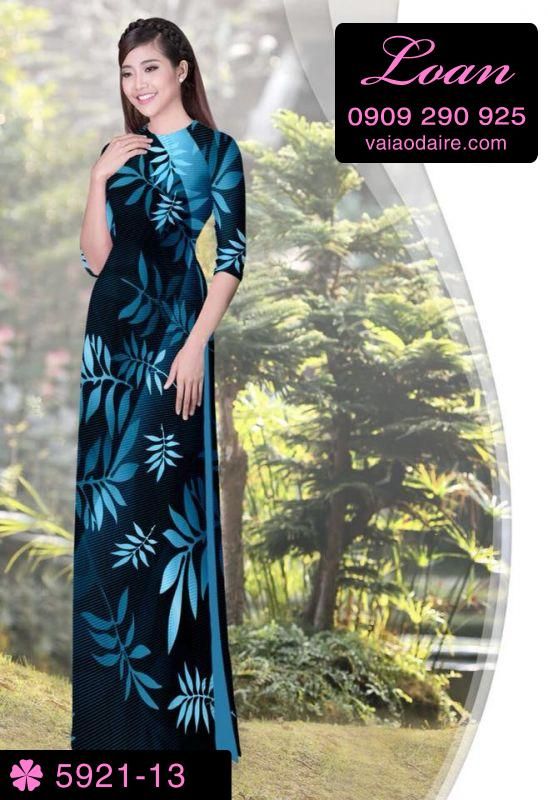 Vải áo dài hoa văn chìm