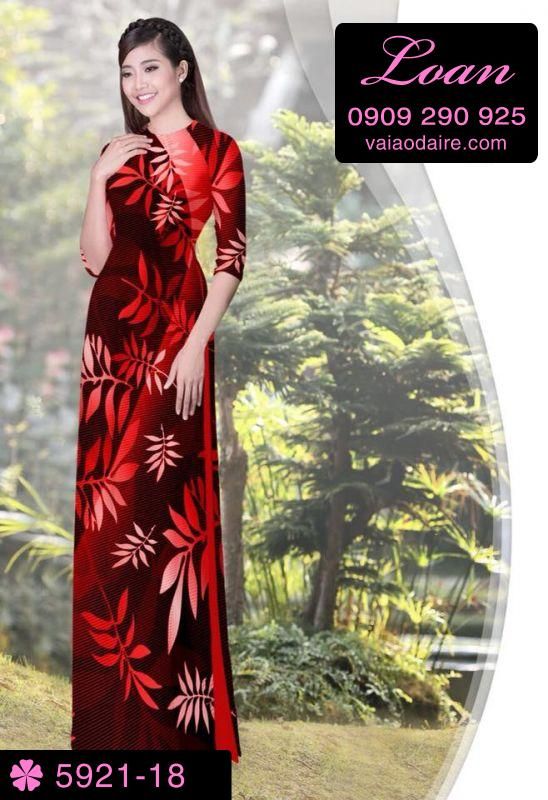 Vải áo dài hoa văn chìm