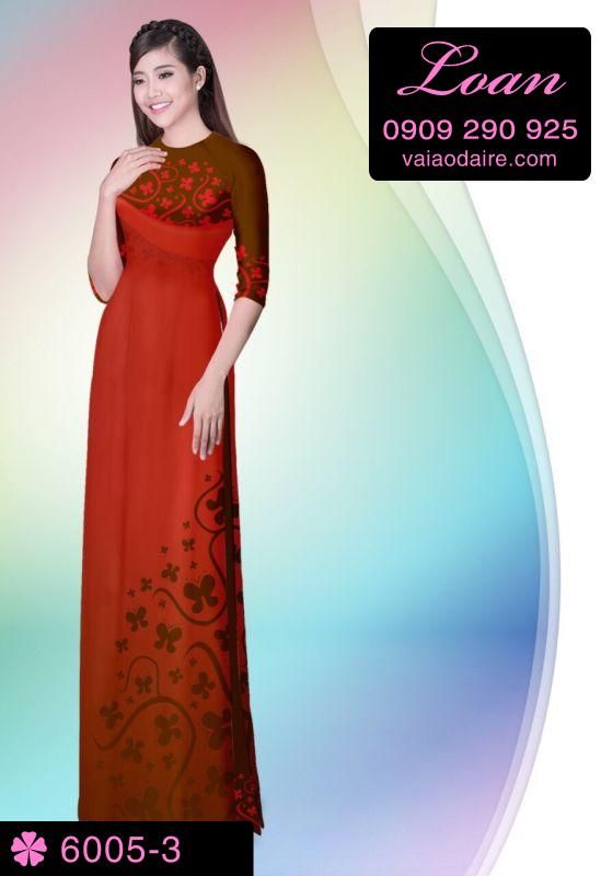 Vải áo dài hoa văn