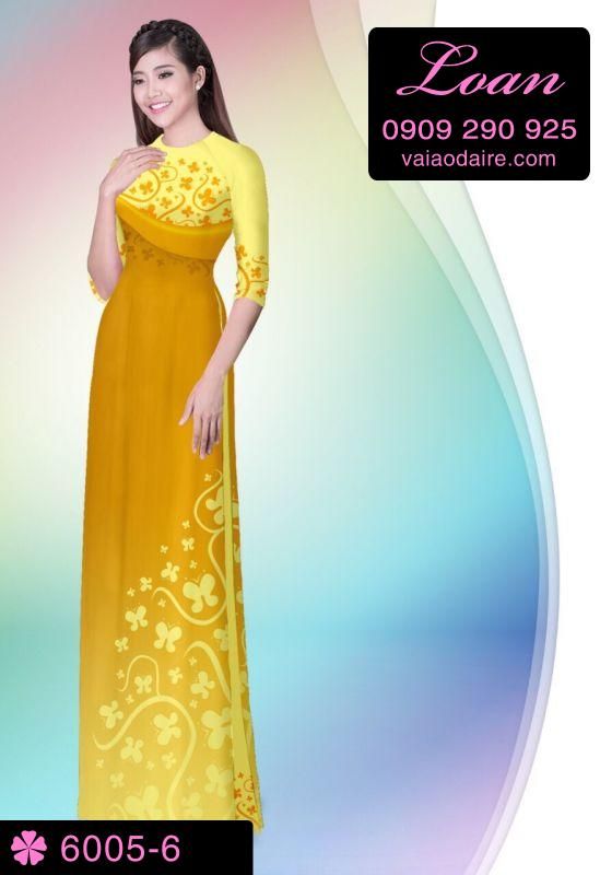Vải áo dài hoa văn