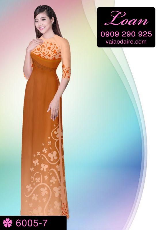 Vải áo dài hoa văn