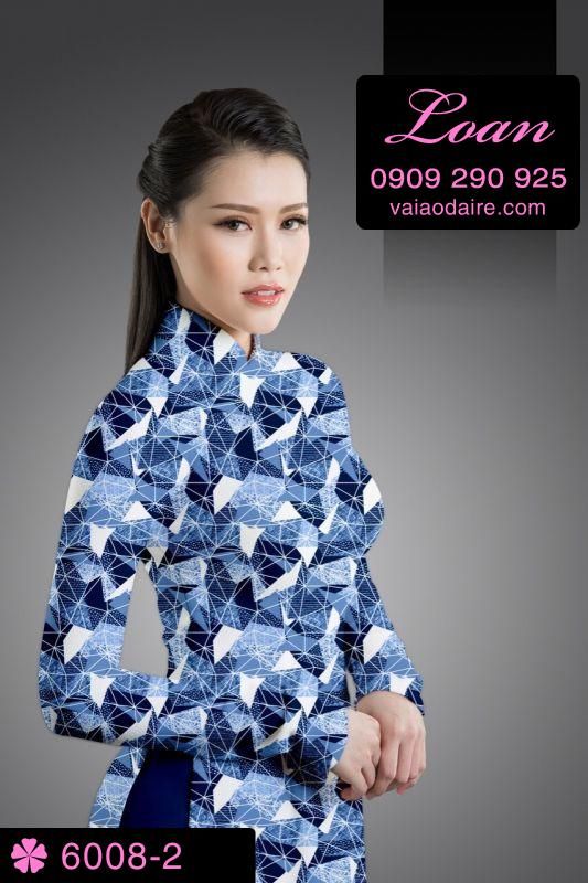 Vải áo dài hoa nhí
