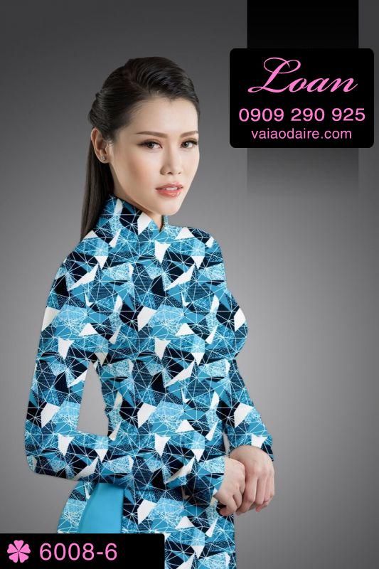 Vải áo dài hoa nhí