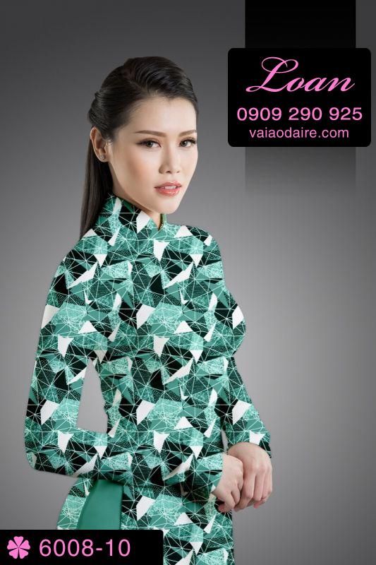 Vải áo dài hoa nhí