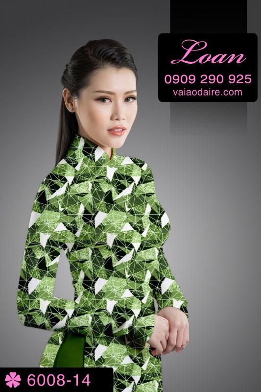 Vải áo dài hoa nhí