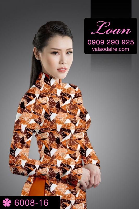 Vải áo dài hoa nhí