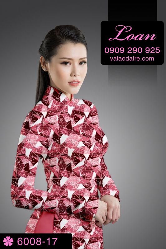 Vải áo dài hoa nhí