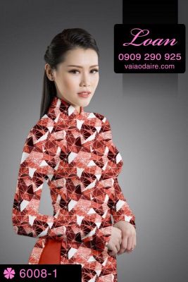 Vải áo dài hoa nhí-DT 6008