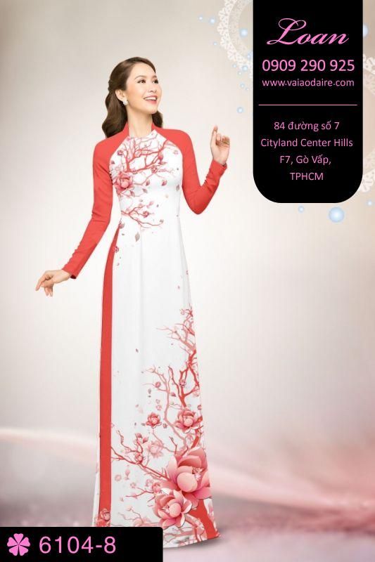 Vải áo dài cành cây
